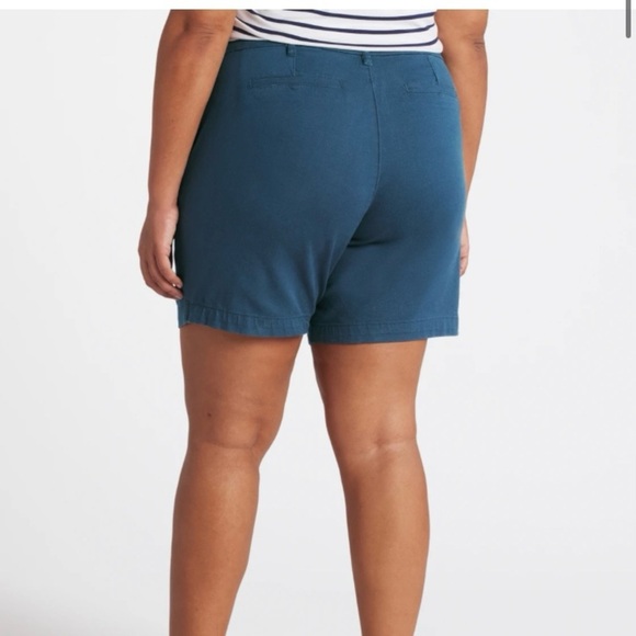 Kut from the Kloth Catherine Trouser Twill shorts size 14 navy blue - Picture 2 of 11